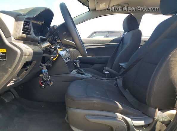5NPD74LF8KH417568 2019 HYUNDAI ELANTRA Black წინა სალონის ხედი