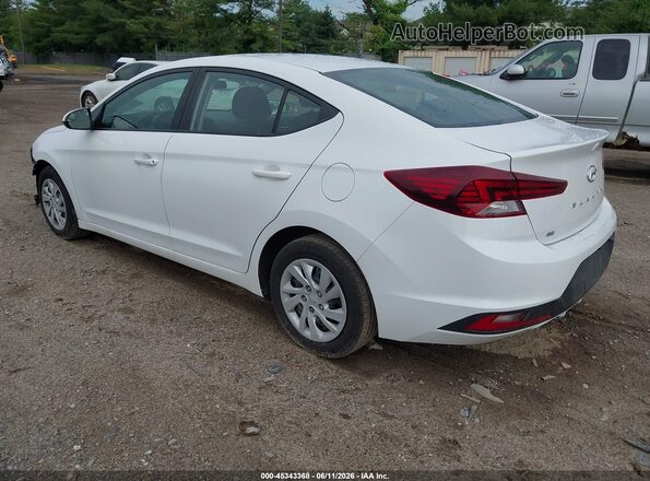 5NPD74LF8KH434273 2019 HYUNDAI ELANTRA White უკანა მარცხენა