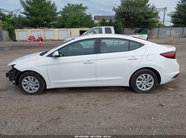 5NPD74LF8KH434273 2019 HYUNDAI ELANTRA White უკანა სალონის ხედი