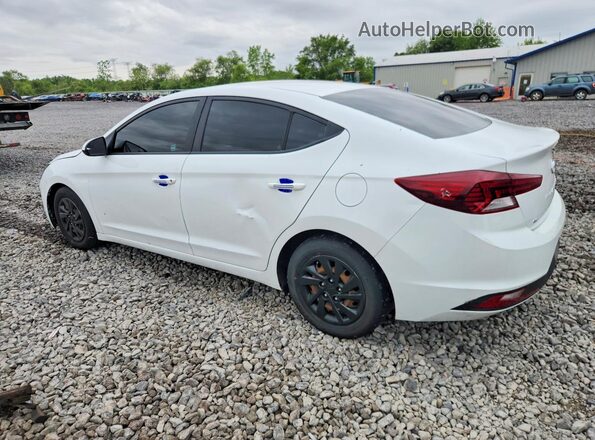 5NPD74LF8KH436783 2019 HYUNDAI ELANTRA White Задня ліва чверть