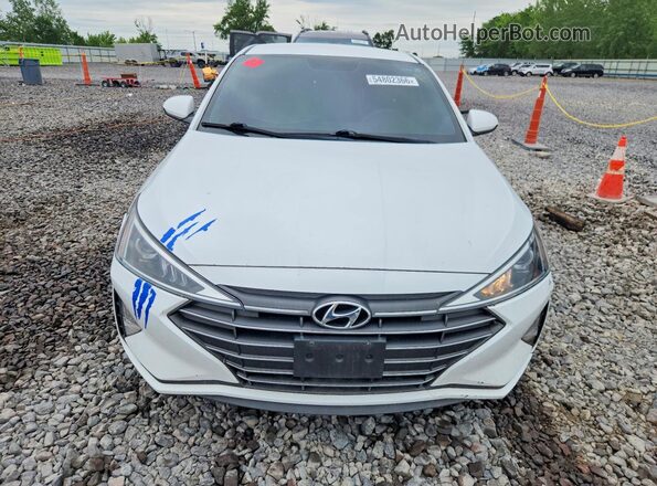 5NPD74LF8KH436783 2019 HYUNDAI ELANTRA White Вид спереду