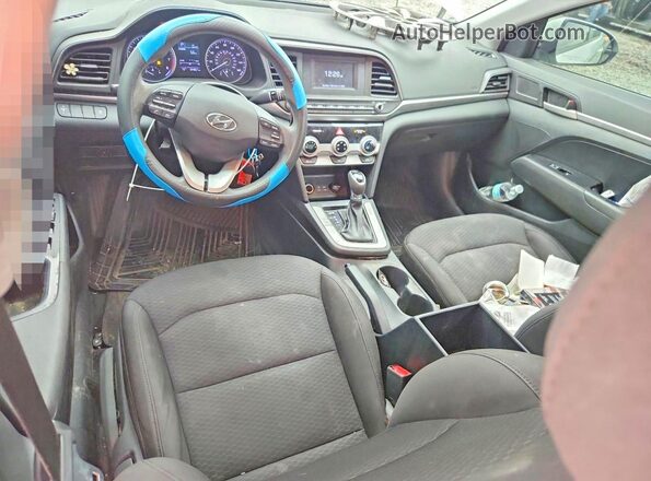 5NPD74LF8KH436783 2019 HYUNDAI ELANTRA White Вид панелі приладів