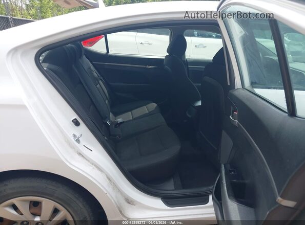 5NPD74LF8KH437416 2019 HYUNDAI ELANTRA White VIN sticker view