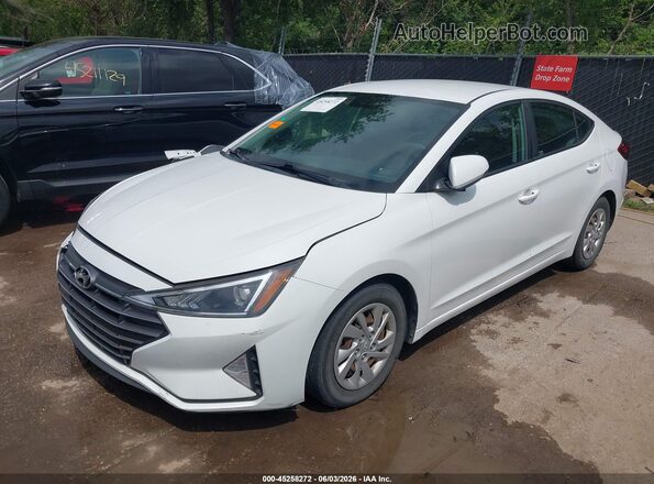 5NPD74LF8KH437416 2019 HYUNDAI ELANTRA White Front left