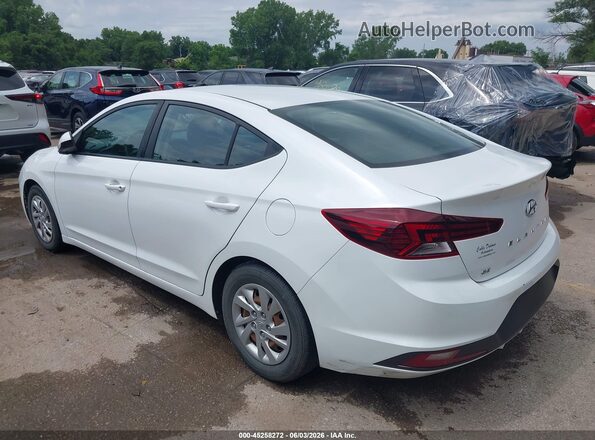 5NPD74LF8KH437416 2019 HYUNDAI ELANTRA White Rear left