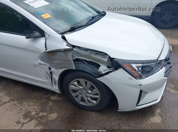5NPD74LF8KH437416 2019 HYUNDAI ELANTRA White Front view