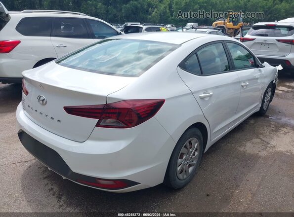 5NPD74LF8KH437416 2019 HYUNDAI ELANTRA White Rear right