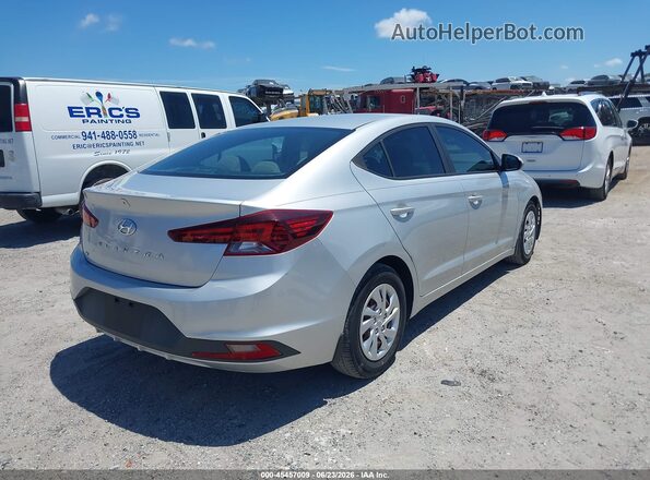 5NPD74LF8KH488138 2019 HYUNDAI ELANTRA Silver Rear right