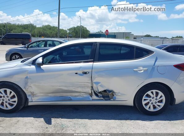 5NPD74LF8KH488138 2019 HYUNDAI ELANTRA Silver Front view