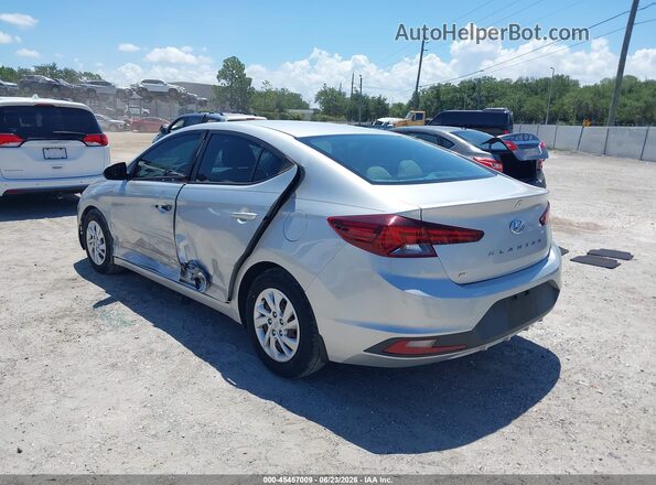 5NPD74LF8KH488138 2019 HYUNDAI ELANTRA Silver Rear left