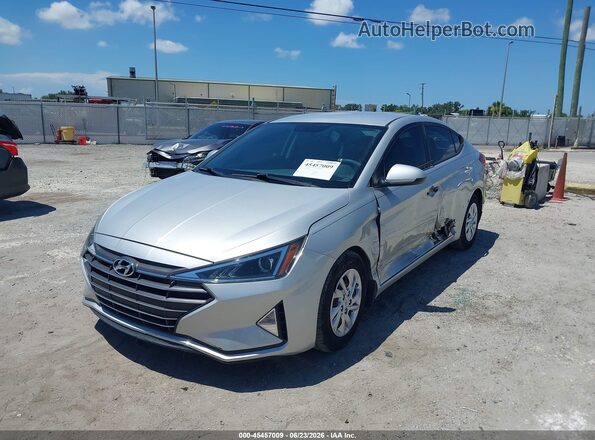 5NPD74LF8KH488138 2019 HYUNDAI ELANTRA Silver Front left
