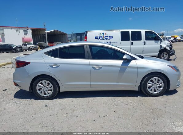 5NPD74LF8KH488138 2019 HYUNDAI ELANTRA Silver Rear interior view