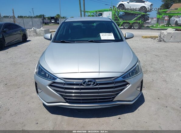 5NPD74LF8KH488138 2019 HYUNDAI ELANTRA Silver Instrument cluster view