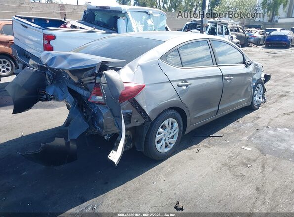 5NPD74LF8LH544368 2020 HYUNDAI ELANTRA Gray Задня права чверть