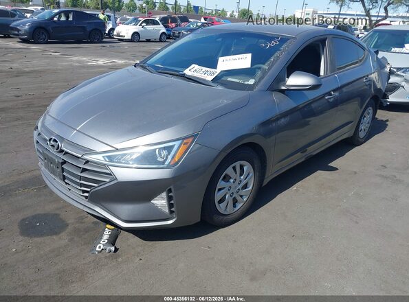5NPD74LF8LH544368 2020 HYUNDAI ELANTRA Gray Передня ліва чверть