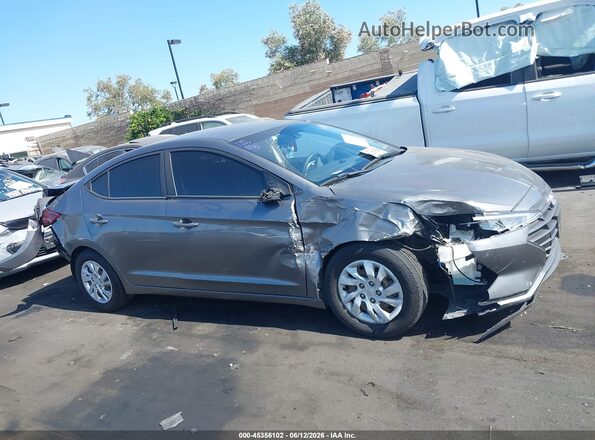 5NPD74LF8LH544368 2020 HYUNDAI ELANTRA Gray Панорамний вид салону 360°