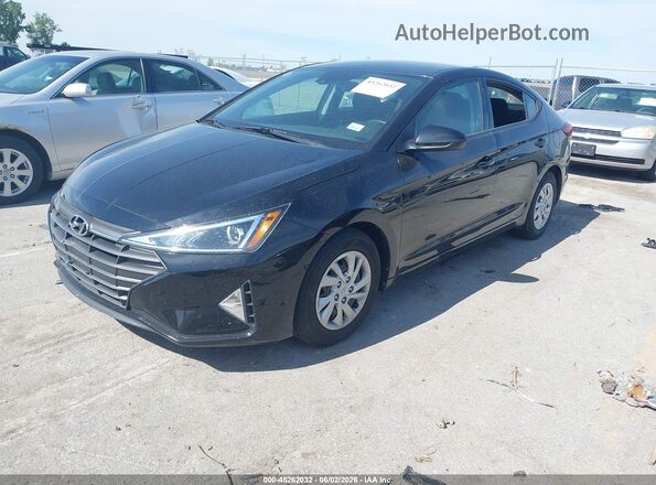 5NPD74LF8LH563986 2020 HYUNDAI ELANTRA Black Vista tres cuartos delantera izquierda