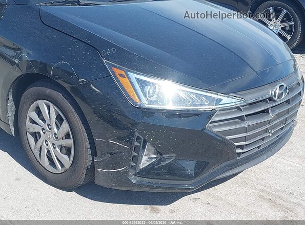 5NPD74LF8LH563986 2020 HYUNDAI ELANTRA Black Vista frontal