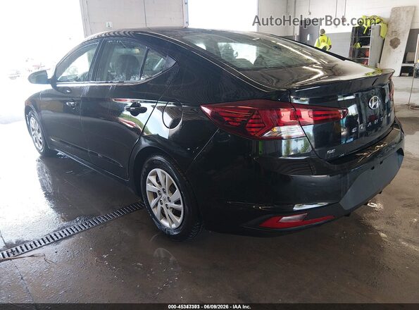 5NPD74LF8LH609249 2020 HYUNDAI ELANTRA Black უკანა მარცხენა