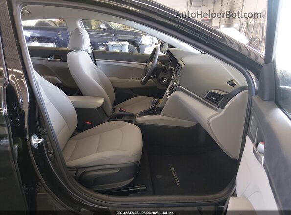 5NPD74LF8LH609249 2020 HYUNDAI ELANTRA Black წინა სალონის ხედი