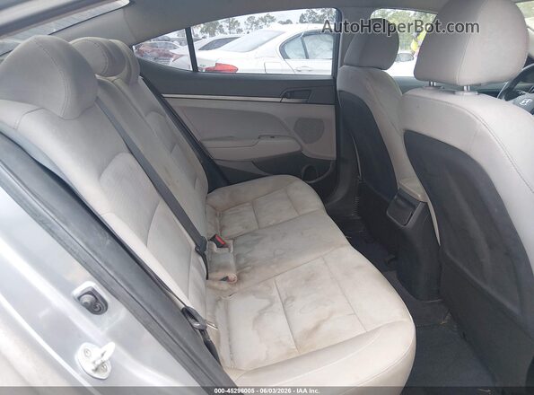 5NPD74LF9HH116042 2017 HYUNDAI ELANTRA Silver Widok naklejki z numerem VIN