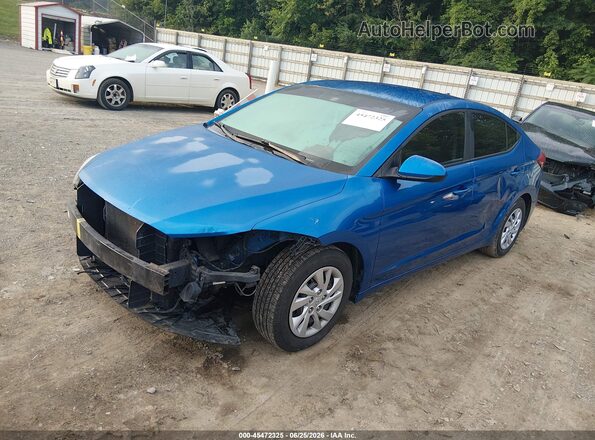 5NPD74LF9HH149736 2017 HYUNDAI ELANTRA Blue Vista tres cuartos delantera izquierda