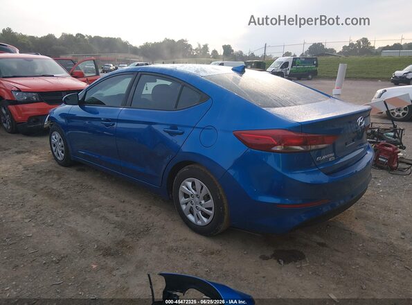 5NPD74LF9HH149736 2017 HYUNDAI ELANTRA Blue Trasero izquierdo
