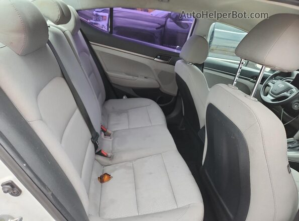 5NPD74LF9HH151311 2017 HYUNDAI ELANTRA White Հետևի նստատեղերի տեսք