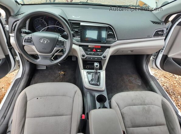 5NPD74LF9HH151311 2017 HYUNDAI ELANTRA White Առջևի վահանակի տեսք