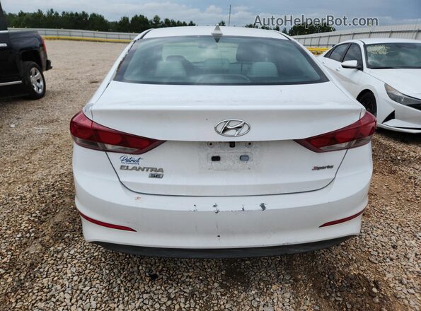 5NPD74LF9HH151311 2017 HYUNDAI ELANTRA White Հետևի տեսք