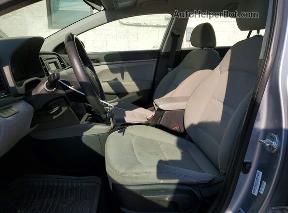5NPD74LF9HH152488 2017 HYUNDAI ELANTRA Gray Front interior view