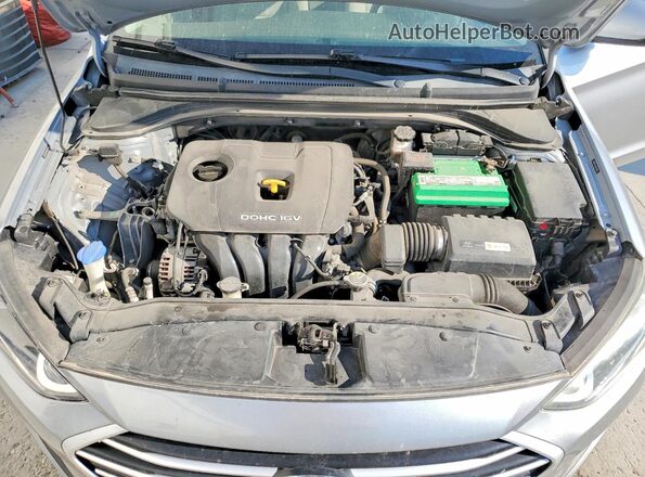 5NPD74LF9HH152488 2017 HYUNDAI ELANTRA Gray Rear interior view