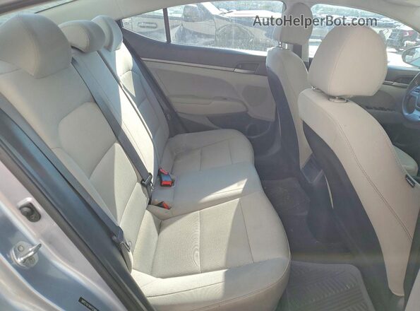 5NPD74LF9HH152488 2017 HYUNDAI ELANTRA Gray Rear seats view