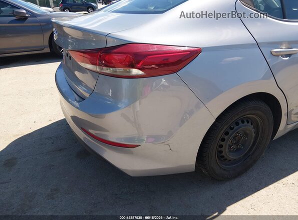 5NPD74LF9HH175379 2017 HYUNDAI ELANTRA Silver 