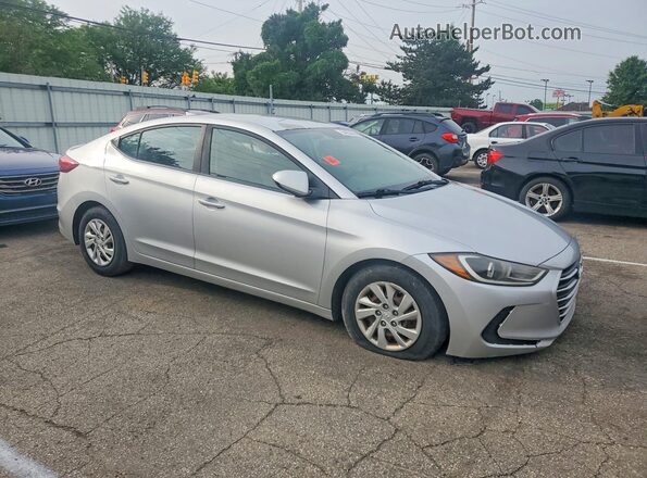 5NPD74LF9HH207246 2017 HYUNDAI ELANTRA Silver Front right