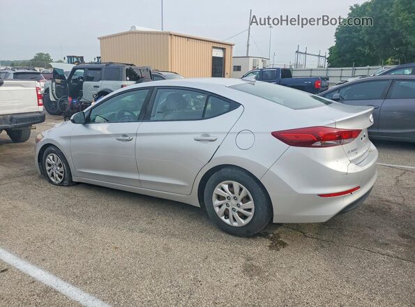 5NPD74LF9HH207246 2017 HYUNDAI ELANTRA Silver Rear left