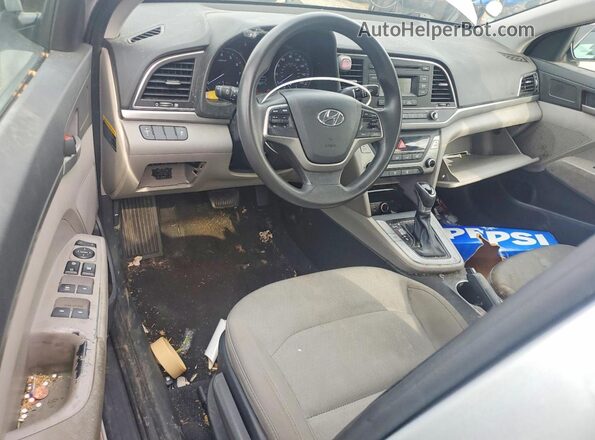 5NPD74LF9HH207246 2017 HYUNDAI ELANTRA Silver Dashboard view