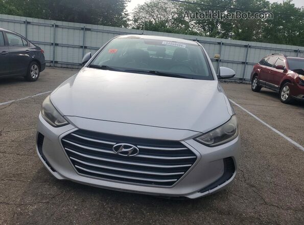 5NPD74LF9HH207246 2017 HYUNDAI ELANTRA Silver Front view