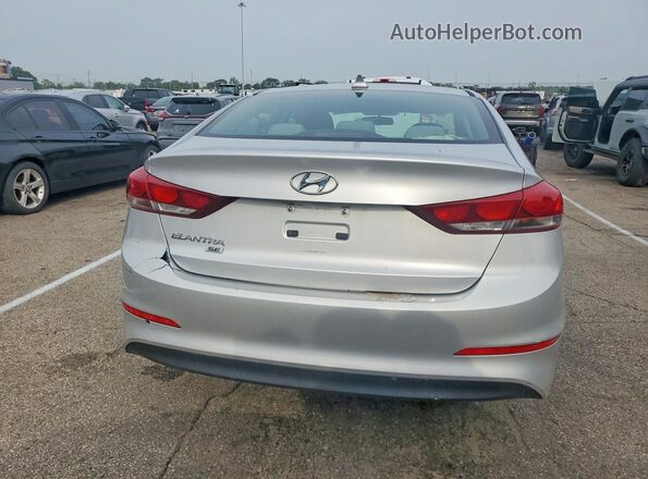 5NPD74LF9HH207246 2017 HYUNDAI ELANTRA Silver Rear view