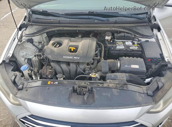 5NPD74LF9HH207246 2017 HYUNDAI ELANTRA Silver Rear interior view
