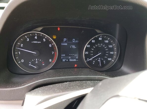 5NPD74LF9HH211037 2017 HYUNDAI ELANTRA White Widok zestawu wskaźników