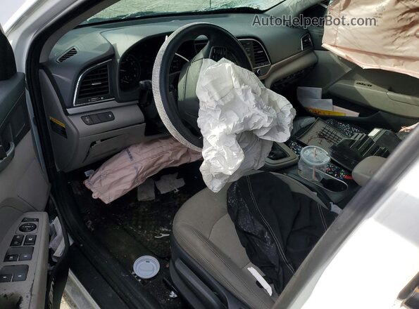 5NPD74LF9HH211037 2017 HYUNDAI ELANTRA White Widok deski rozdzielczej