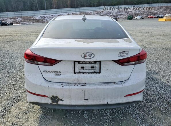 5NPD74LF9HH211037 2017 HYUNDAI ELANTRA White Widok z tyłu
