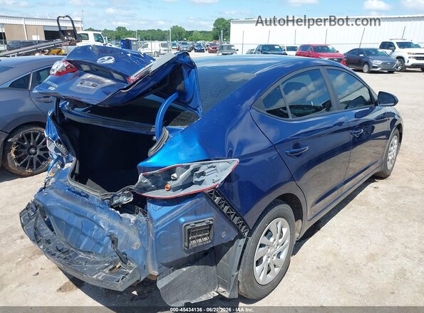 5NPD74LF9JH220102 2018 HYUNDAI ELANTRA Blue უკანა მარჯვენა