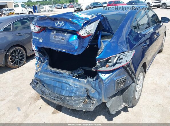 5NPD74LF9JH220102 2018 HYUNDAI ELANTRA Blue წინა ხედი
