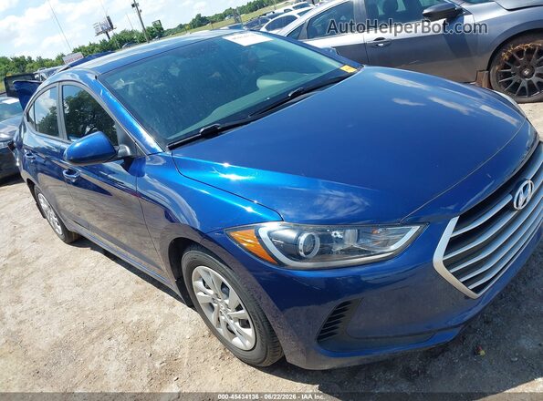 5NPD74LF9JH220102 2018 HYUNDAI ELANTRA Blue სალონის 360-გრადუსიანი ხედი