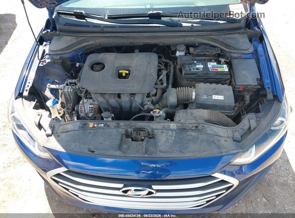 5NPD74LF9JH220102 2018 HYUNDAI ELANTRA Blue უკანა ხედი