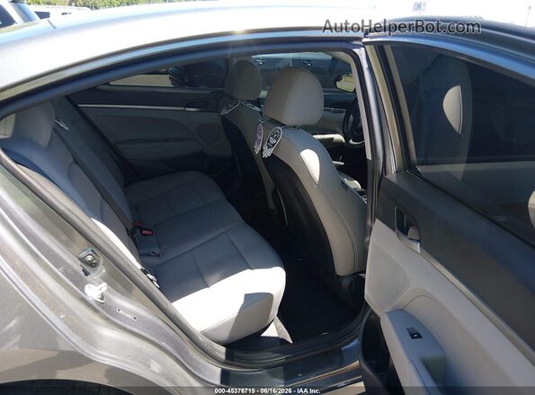 5NPD74LF9JH286732 2018 HYUNDAI ELANTRA Gray VIN კოდის სტიკერის ხედი