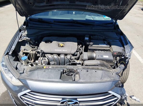 5NPD74LF9JH286732 2018 HYUNDAI ELANTRA Gray უკანა ხედი