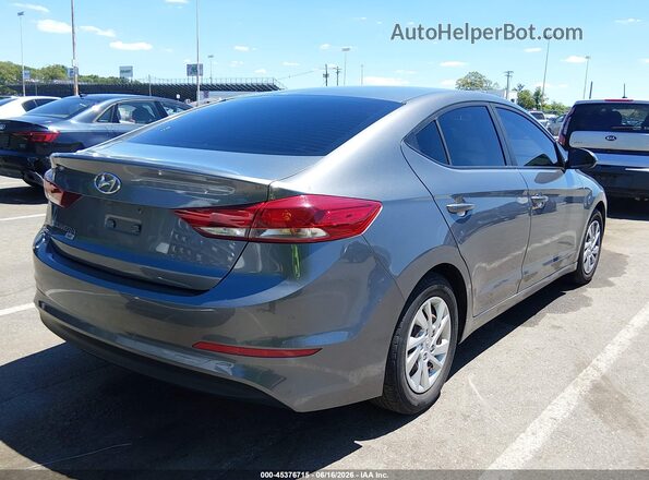 5NPD74LF9JH286732 2018 HYUNDAI ELANTRA Gray უკანა მარჯვენა